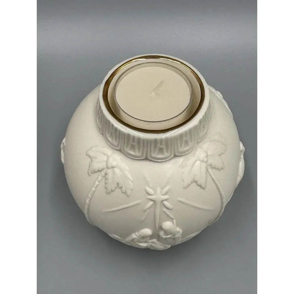 Lenox Ornamental Glow Christmas Nativity‎ Votive Candle Holder